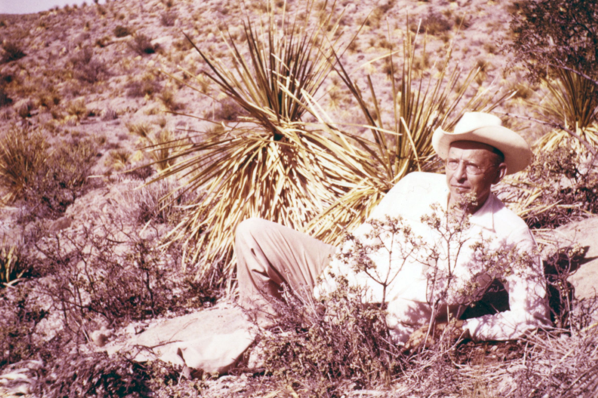 Picture of Muller in desert